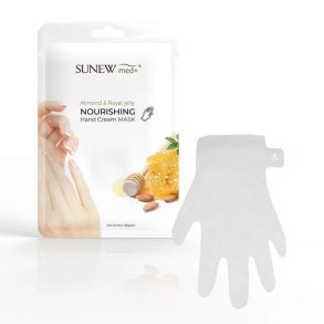 SUNEW MED+ HAND MASK ALMOND, 1 PAR