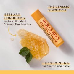Burt�s Bees lip balm - Vitamin E og peppermint