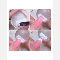 Nail Stamper med plade til franske negle