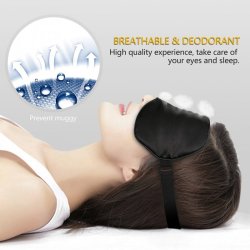Sovemaske i silke - creme