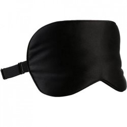 Sovemaske i silke - sort